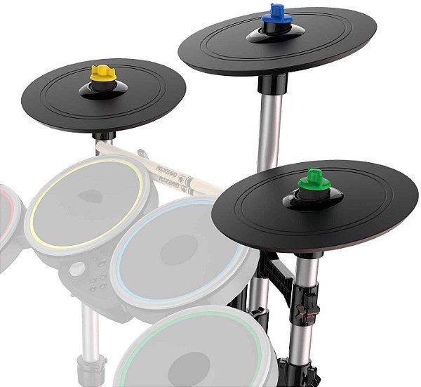 Rock Band 4 Pro Cymbals Expansion Drum Kit Pratos Bateria