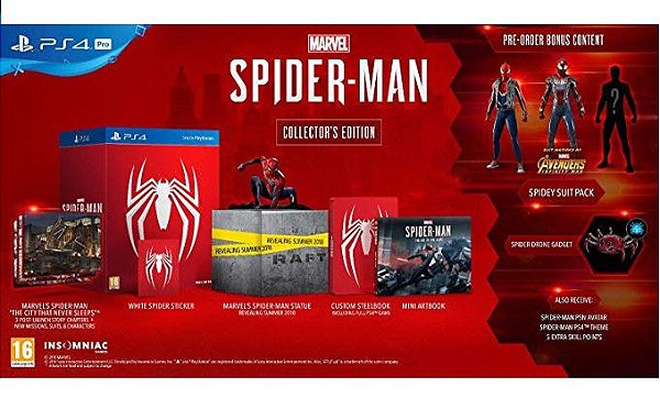 Marvel Spider-Man Collectors Edition Europeu - PS4