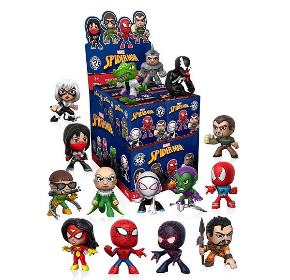 Funko Mystery Mini Spider-Man Classic - 1 Boneco Misterioso