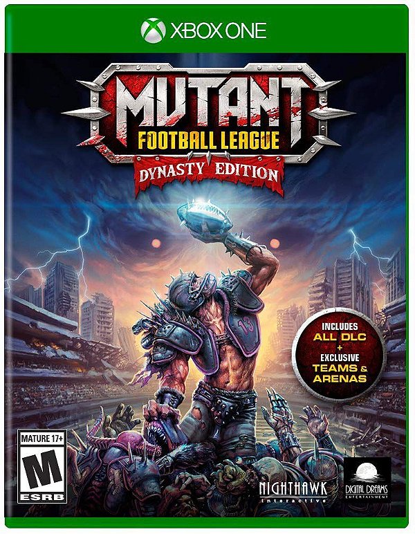 Jogo Mutant Football League Dynasty Edition - Xbox One - Digital Dreams Entertainment