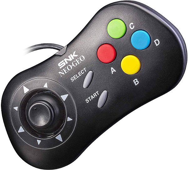 Controle Neo Geo Mini Pad - Black (Preto)