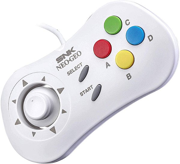 Controle Neo Geo Mini Pad - White (Branco)