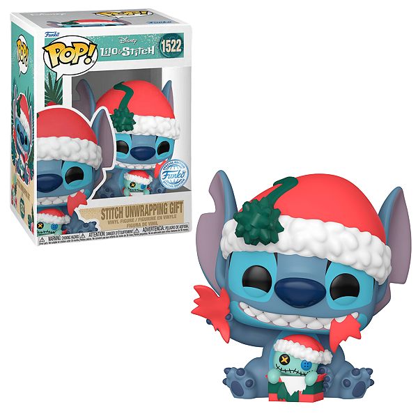 Funko Pop Lilo & Stitch 1522 Stitch Unwrapping Gift Special