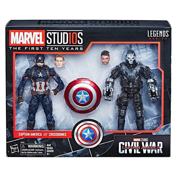 Marvel Captain America Civil War Captain America Crossbones 2pk