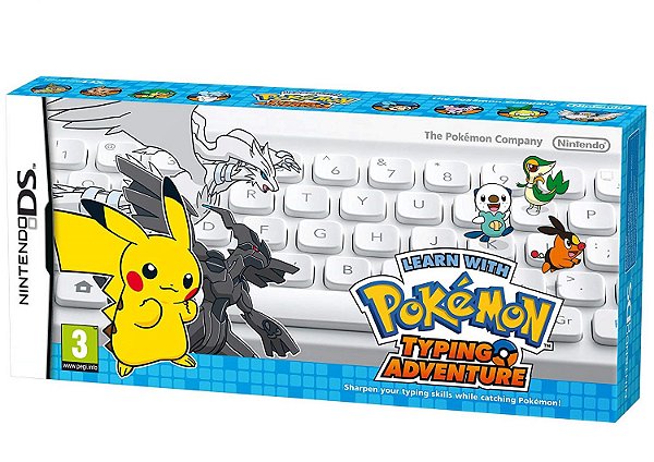 Learn With Pokemon: Typing Adventure Ds (teclado + Jogo)