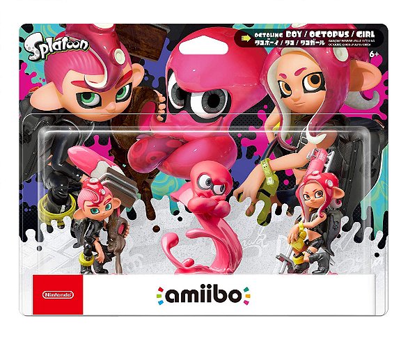 Amiibo Splatoon Series Octoling 3-pack