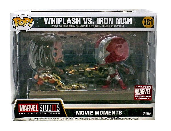 Funko Pop Marvel Studios 361 Whiplash Vs Iron Man