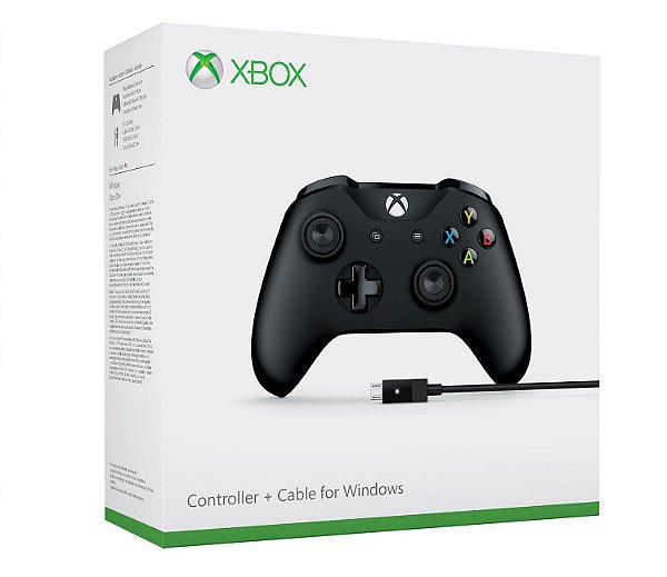 Controle Xbox One Wireless + Cabo p/ Windows PC