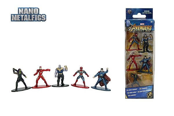 Nano Metalfigs Marvel Avengers Infinity War Wave 1 Kit