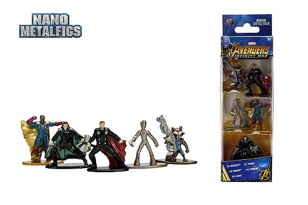 Nano Metalfigs Marvel Avengers Infinity War Wave 2 Kit