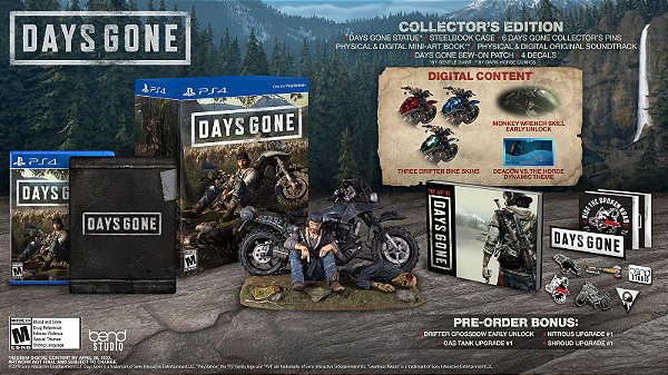 Days Gone Collectors Edition - PS4