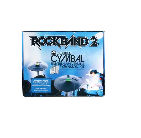 Rock Band 2 Double Cymbal Expansion Drum Pratos Bateria