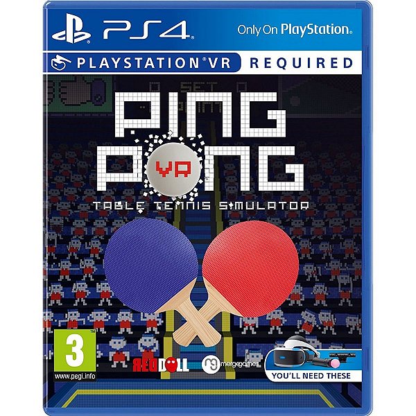 Ping Pong Table Tennis Simulator - PS4 VR