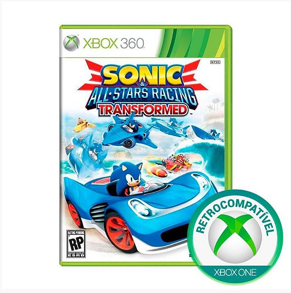 Jogo Sonic & All-stars Racing Transformed - Xbox 360 - Sega
