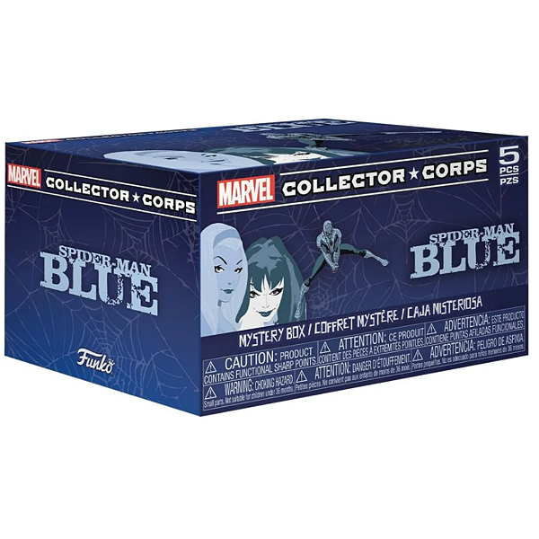 Funko Box Collectors Corps Marvel Spider-Man Blue - 3X