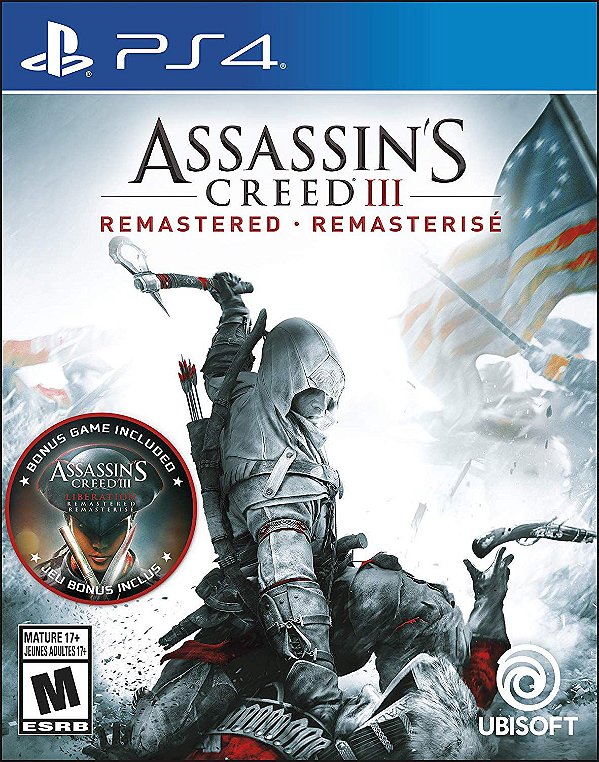 Jogo Assassin's Creed Iii: Remastered - Playstation 4 - Ubisoft
