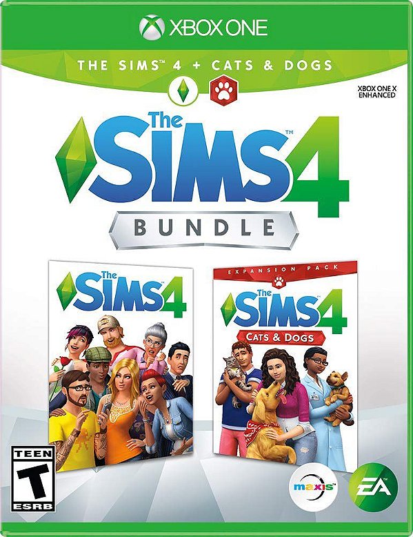 The Sims 4 Plus Cats & Dogs Bundle - Xbox One