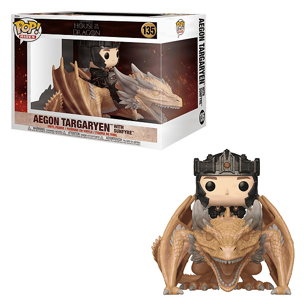 Funko Pop House of The Dragons 135 Aegon Targaryen Sunfyre