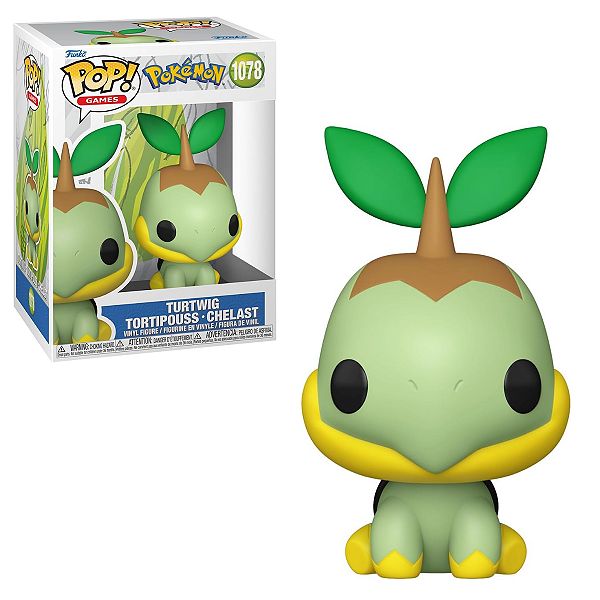 Funko Pop Pokemon 1078 Turtwig Tortipouss Chelast