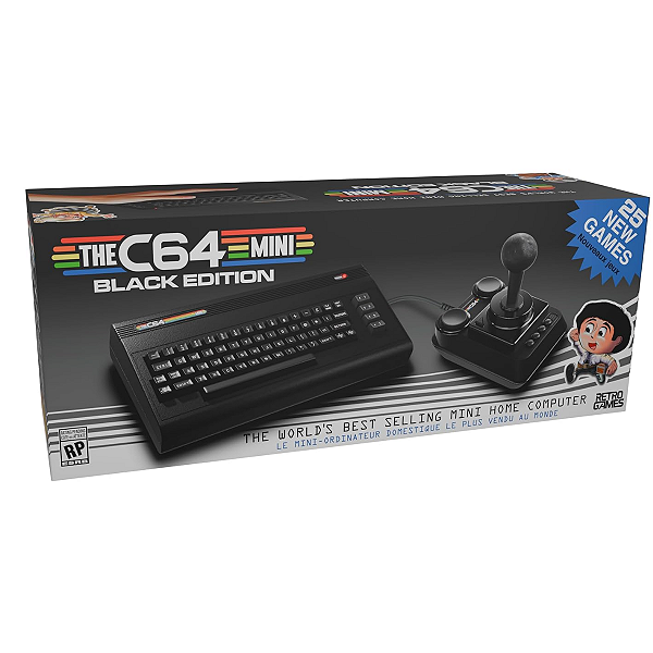 Console The C64 Mini c/ 25 Jogos Black Edition - Commodore