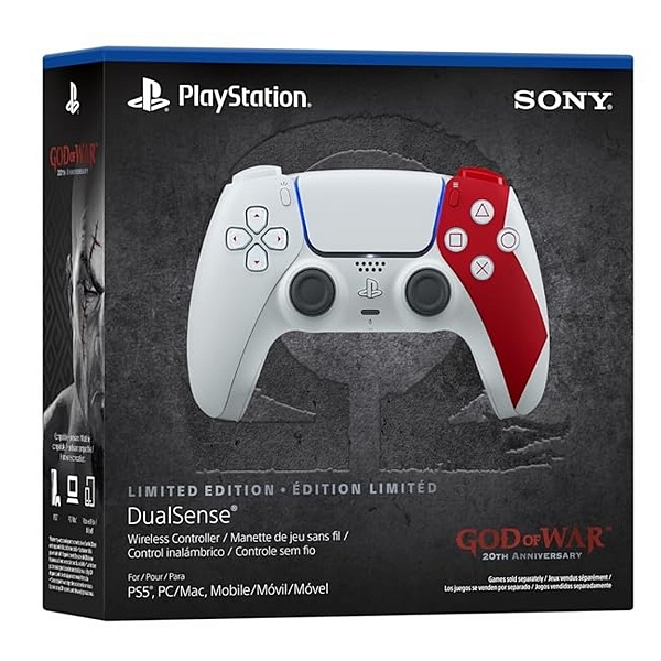 Controle DualSense God of War 20th Anniversary Edition - PS5