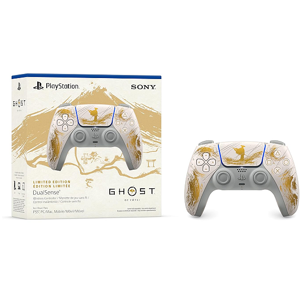 DualSense Controle Ghost of Yōtei Gold Limited Edition - PS5