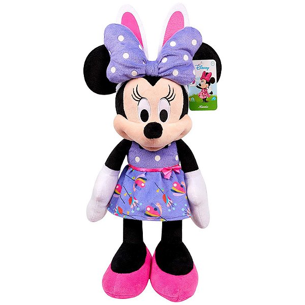 Pelúcia Disney Minnie Mouse Easter Páscoa Plush