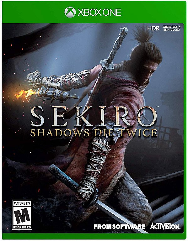 Sekiro Shadows Die Twice c/ Steelbook Case - Xbox One