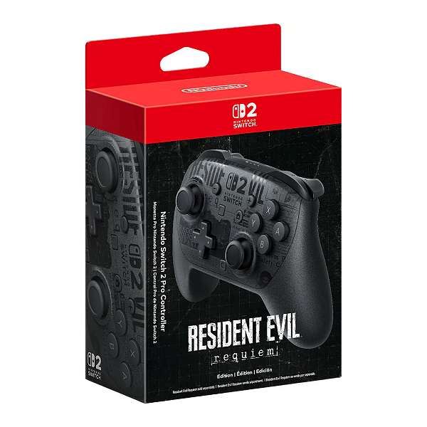 Controle Nintendo Switch 2 Pro Resident Evil Requiem Edition