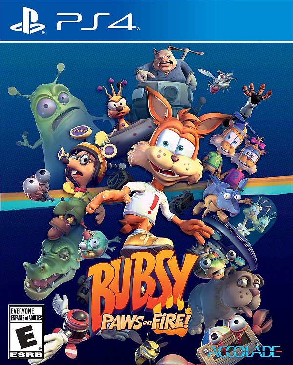 Jogo Bubsy Paws On Fire - Playstation 4 - Accolade