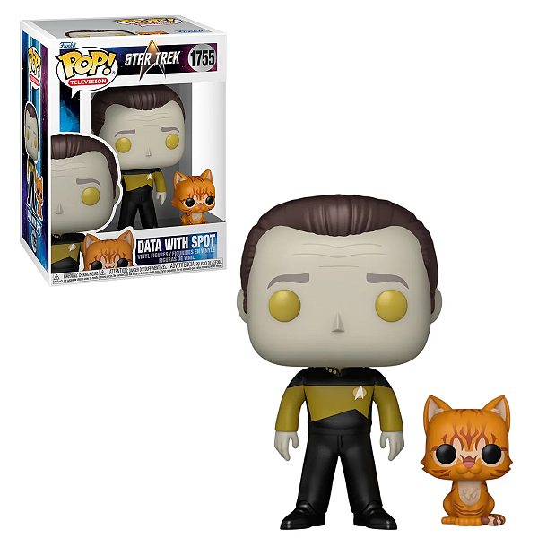 Funko Pop Television Star Trek 1755 Data With Spot