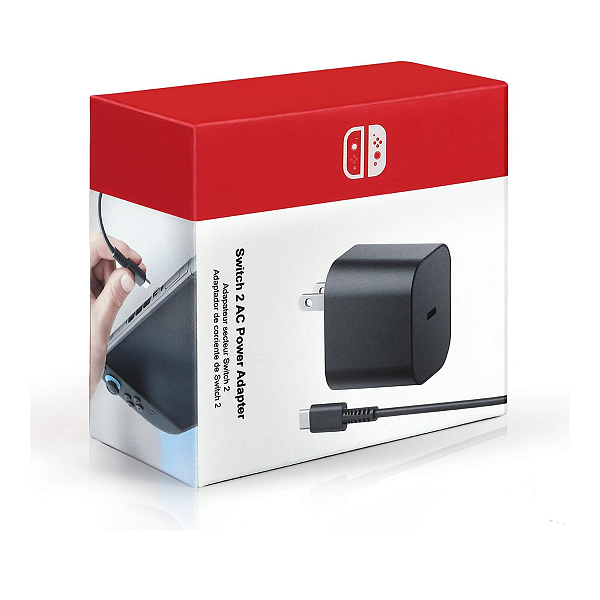 Adaptador Cabo Carregador USB-C Nintendo Switch 2 OLED Lite