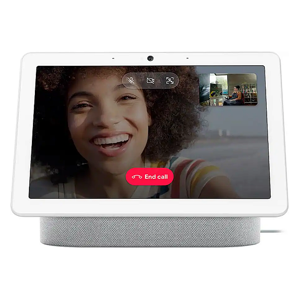 Google Nest Hub Max Smart Display 10pol - Cor Chalk