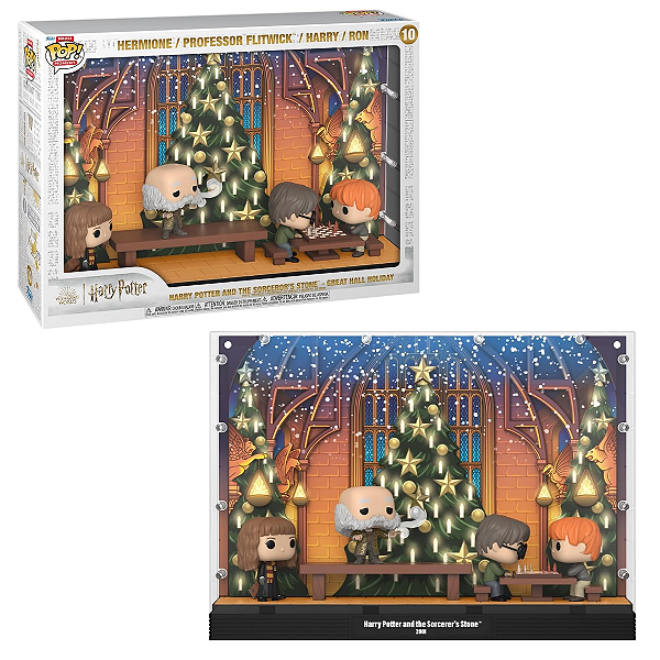 Funko Pop Harry Potter Pedra Filosofal 10 Great Hall Holiday