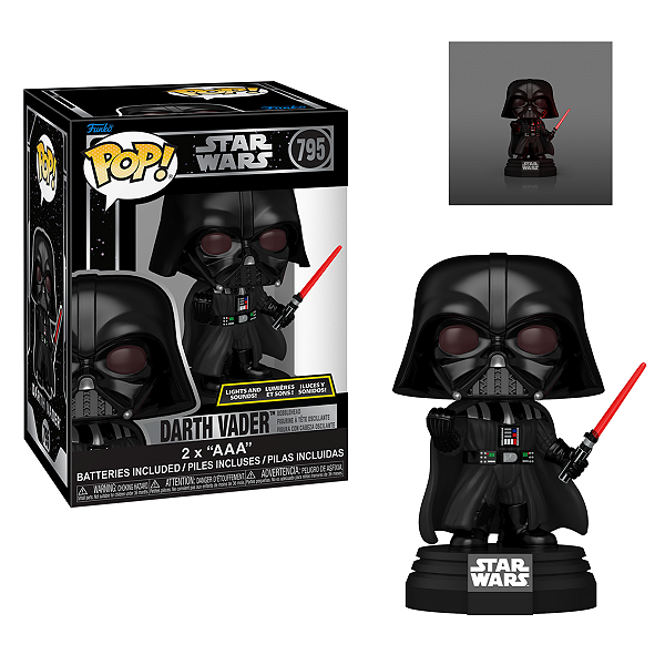 Funko Pop Star Wars 795 Darth Vader Lights & Sounds