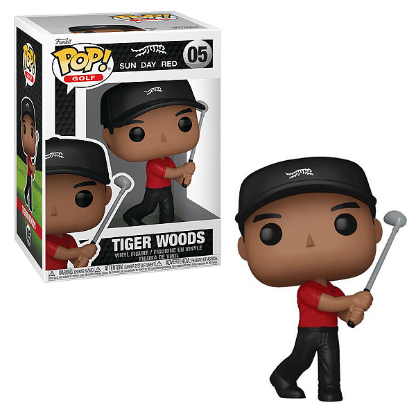 Funko Pop Golf 05 Tiger Woods Sun Day Red