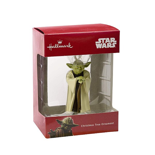 Ornamento Arvore Natal Hallmark Star Wars Yoda