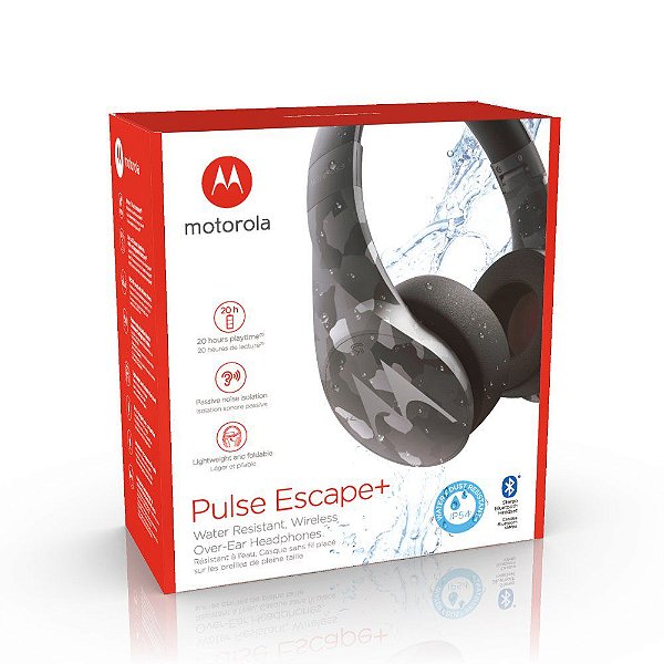 Fone Sem Fio Motorola Pulse Escape+ Plus Headphones - Camo