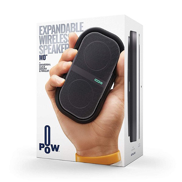 Speaker POW Mo Expandable Wireless + Universal Click Mount & Wallet
