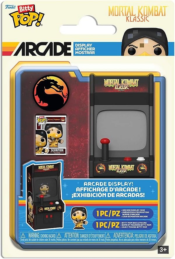 Funko Bitty Pop Arcade Mortal Kombat Klassic Scorpion