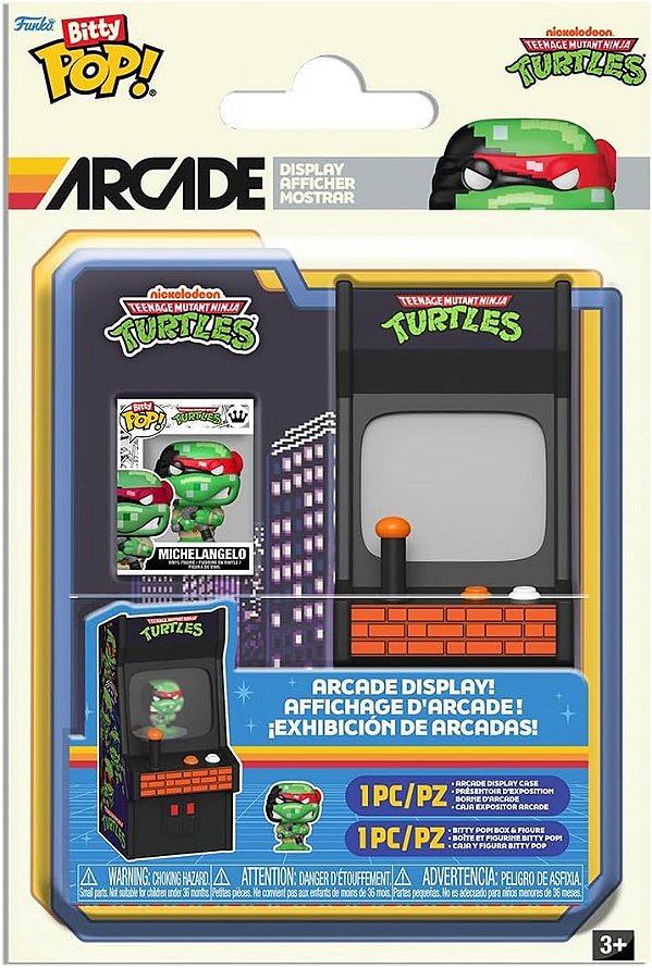 Funko Bitty Pop Arcade Teenage Ninja Turtles Michelangelo