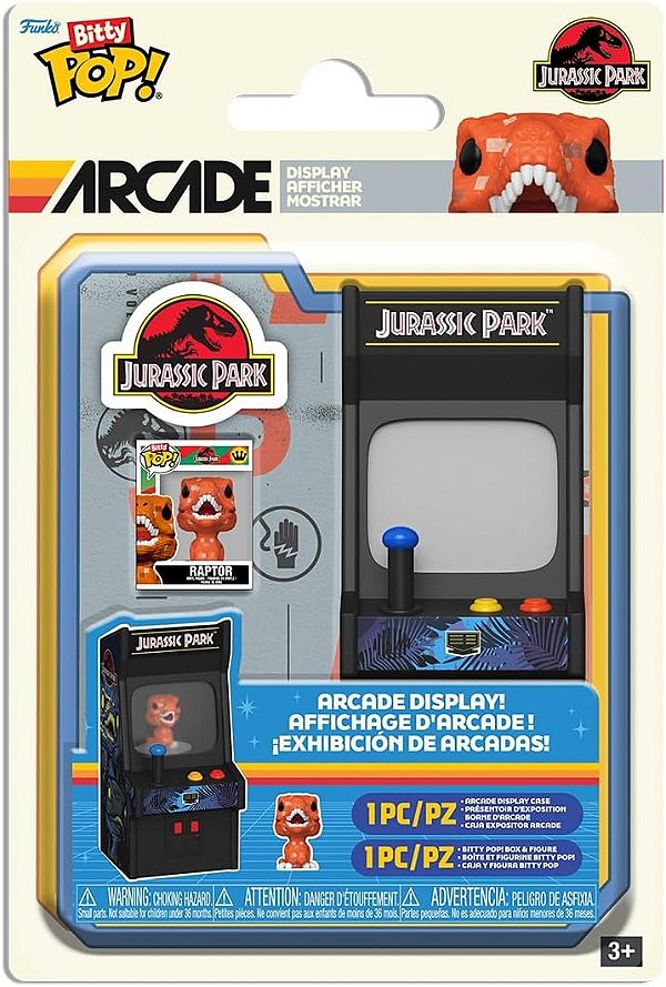 Funko Bitty Pop Arcade Jurassic Park Raptor