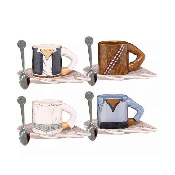 Conjunto Porcelana Star Wars Pack Espresso Xícaras Café