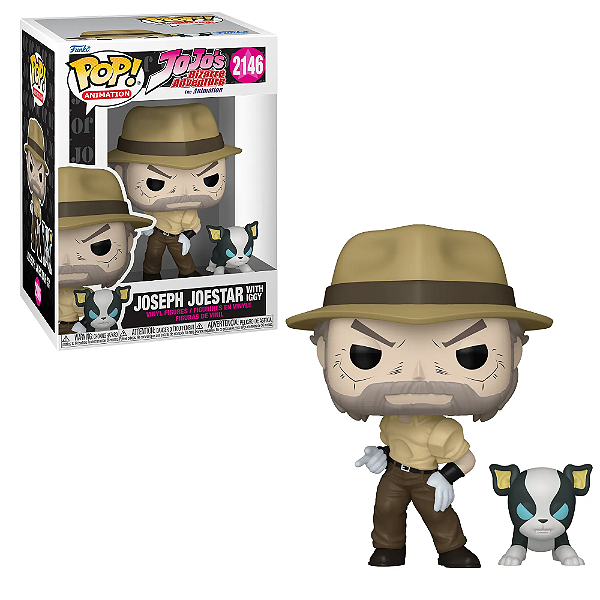 Funko Pop Jojo’s Bizarre 2146 Joseph Joestar w/ Iggy