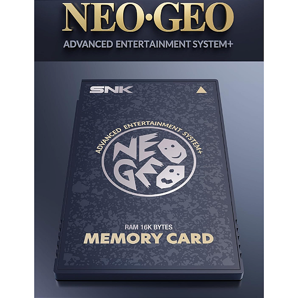 Cartão de Memória NEOGEO AES+ Memory Card - Preto