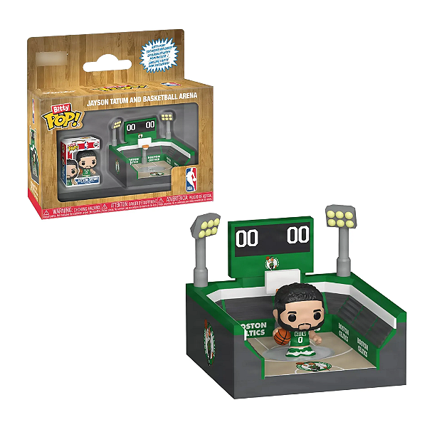 Funko Bitty Pop NBA Jayson Tatum and Basketball Arena