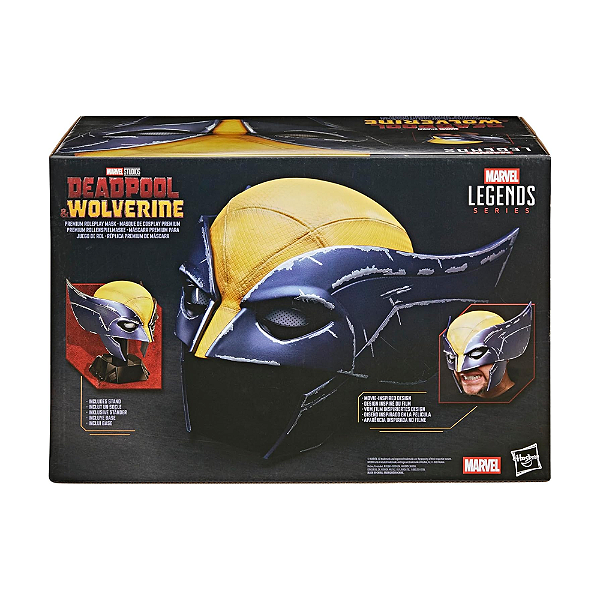 Capacete Marvel Legends Series Wolverine Premium C/ Suporte