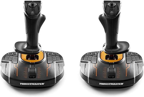 Kit 2 Joystick Thrustmaster T.16000m Fcs Space Sim Duo