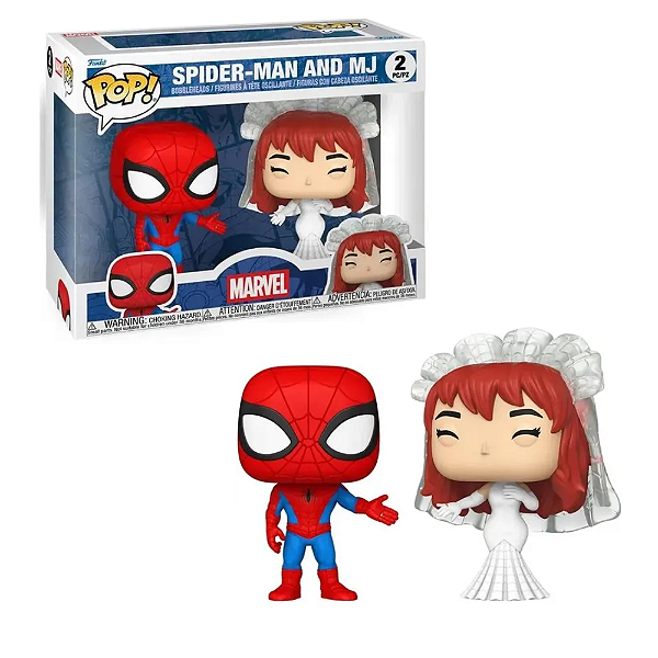 Funko Pop Spider-man And Marry Jane Casal 2 pack