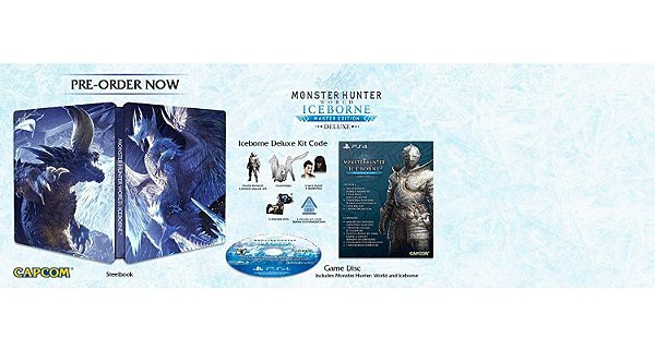 Jogo Monster Hunter World Iceborne Master Edition Deluxe - Playstation 4 - Capcom